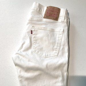 Levi's 511 Slim-Fit Stretch Jeans White 31 X 30